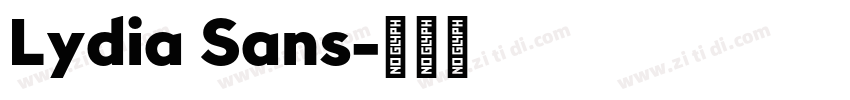 Lydia Sans字体转换